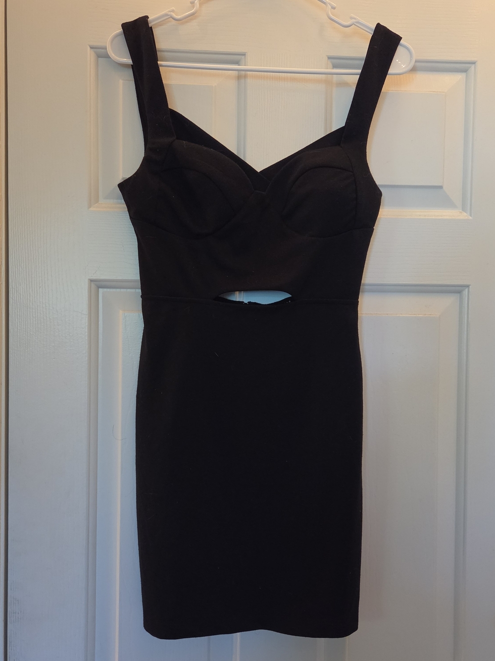 Speechless Black Mini Dress with Sweetheart Bust
